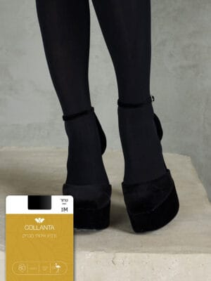 גרביון דונה שחור | דנייר 80 - אטום